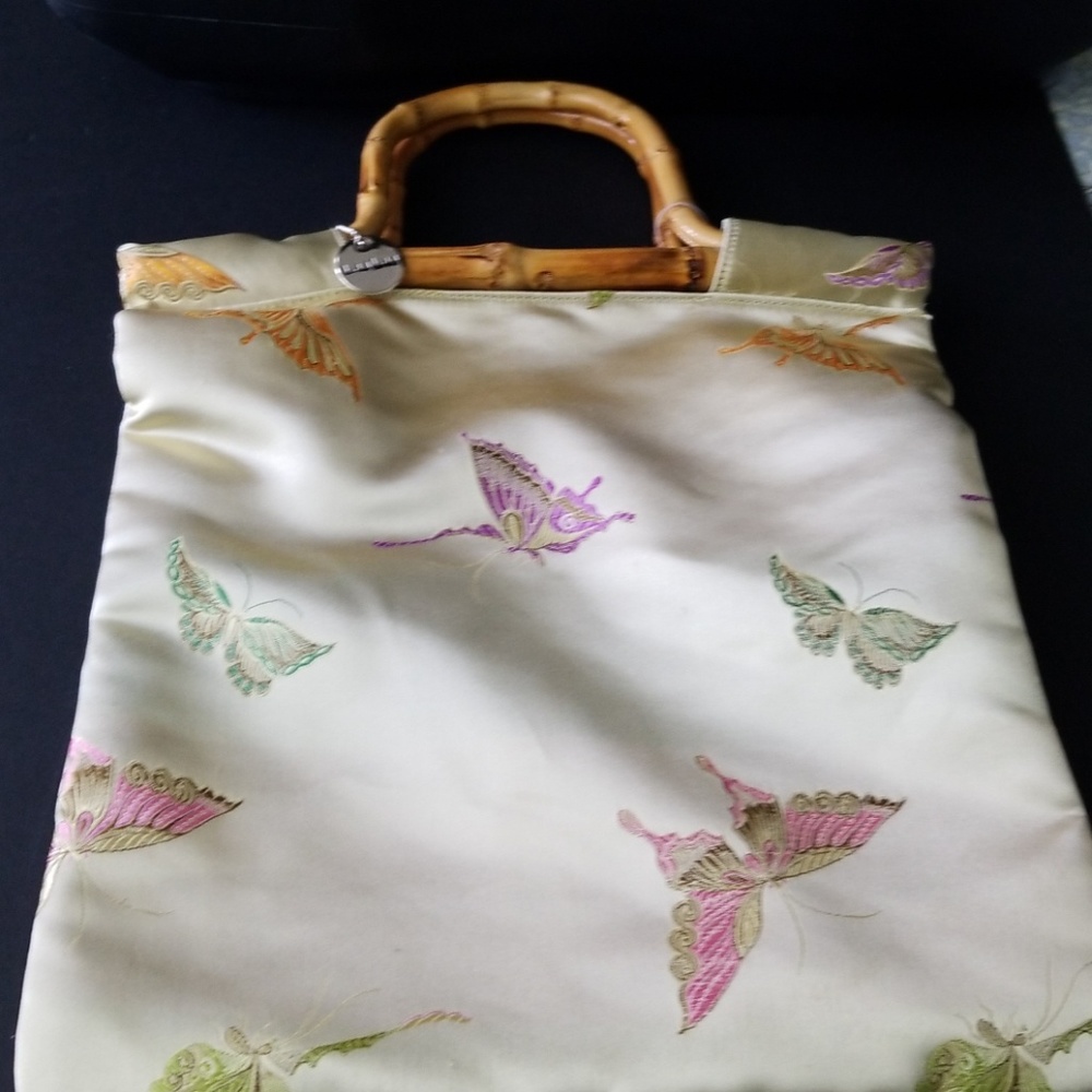 Wooden Handle Handbag